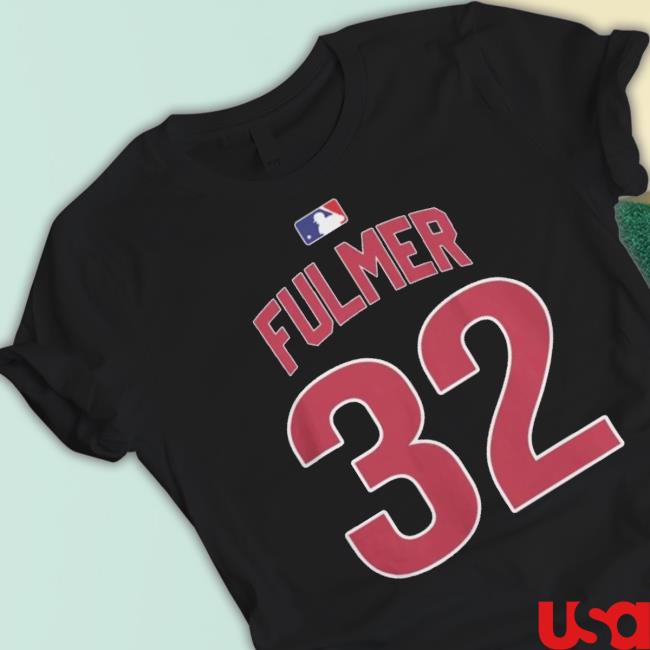 #32 Michael Fulmer Chicago Cubs Mens Replica Alt Logo Shirt