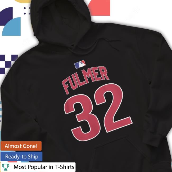 #32 Michael Fulmer Chicago Cubs Mens Replica Alt Logo Shirt